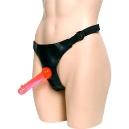 SEVEN CREATIONS - ADJUSTABLE HARNESS WITH 2 DILDOS